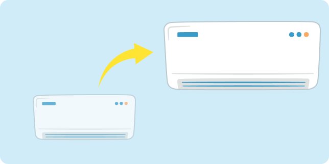 エアコンの移設